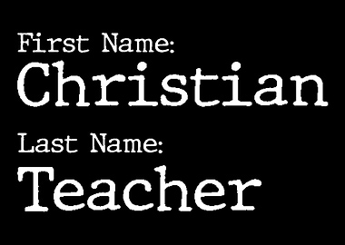 Christian Teacher