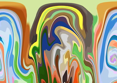 Abstract Alien Art Cute3