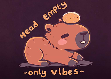 Head Empty Capybara