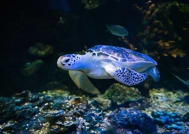 Sea Turtle in underwater