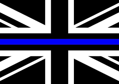 uk Thin Blue Line Flag