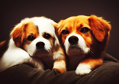 Duo Cute Dog