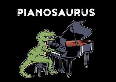 Grand Piano Kids Dinosaur