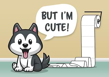 Funny Messy Dog Bathroom 3