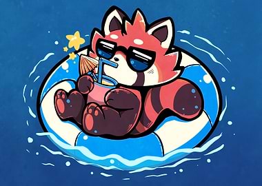 Summer Red Panda