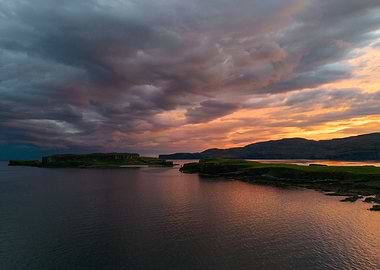 Sunset on Isle of Skye