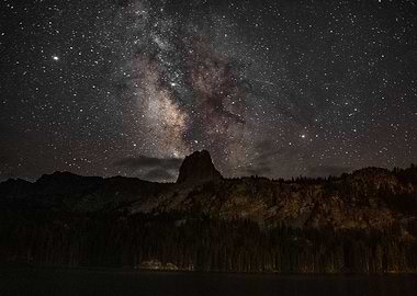 Milky Way Over Lake George