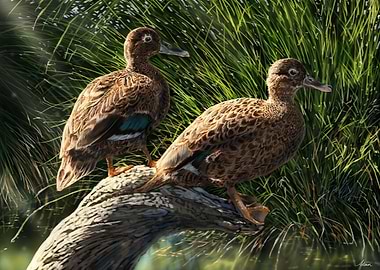 Laysan Ducks