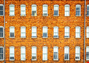 Brick Wall of Windows