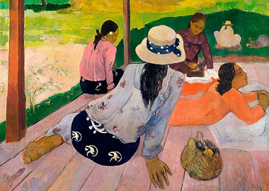 The Siesta by Paul Gauguin