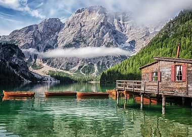 Beautiful Braies Lake