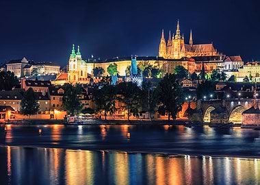 Illuminated Prague