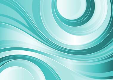 Abstract cyan