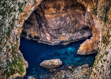 Blue Grotto In Malta