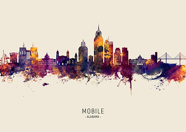Mobile Skyline Alabama