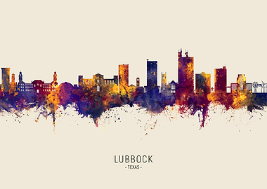 Lubbock Skyline Texas