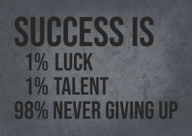 Success Formula Equation