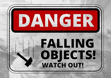 danger faklling object