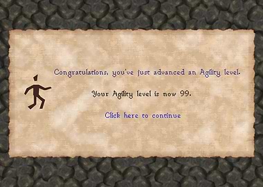 Runescape LVL 99 Agility