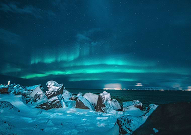 Auroras over Iceland