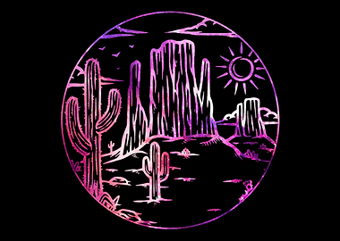 Galaxy Western Landscape