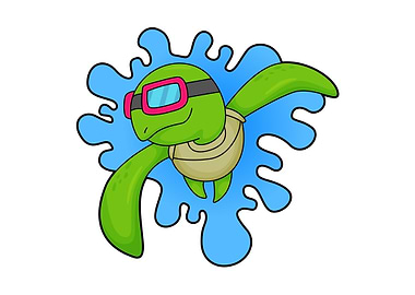 Turtle Swimming