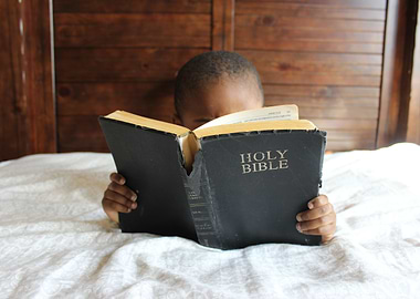 Little Boy Bible Reading