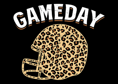 Soccer Game Day Leopard