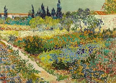 Garden at Arles Van Gogh