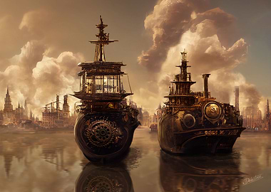 Steampunk Harbour