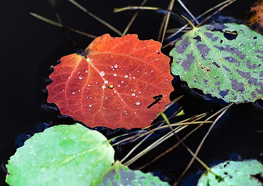 Autumn color palette
