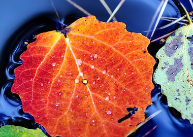 Autumn abstraction Aspen