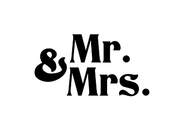 Script mr and mrs centered