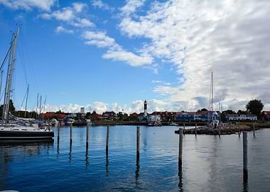 Harbor with Lighthouse