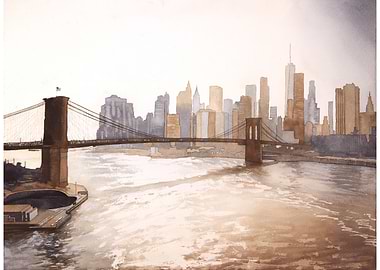 Brooklyn Bridge NYC art