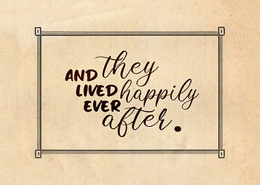 Script and they lived happ
