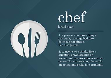 Funny Chef Definition Cook
