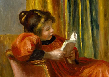 Girl Reading by Renoir