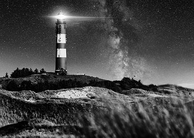 Lighthouse and Stars