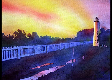 Ocracoke Lighthouse NC