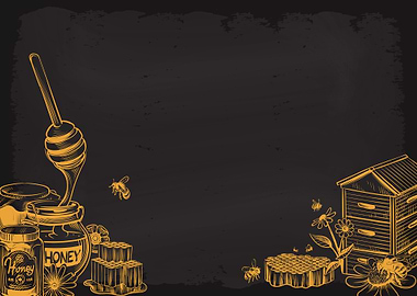 Honey Blackboard Menu