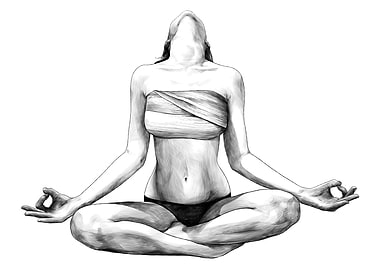 Girl Yoga Meditation Zen