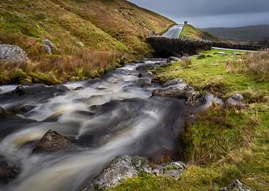 The Afon Clydach and A4069