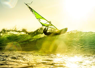Green surfing thrills