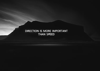 Direction is Important