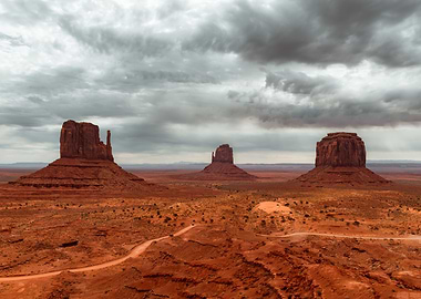 Monument Valley 3 buttes