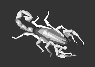 Grayscale Scorpion WPAP