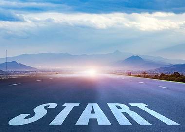 Start road dream success