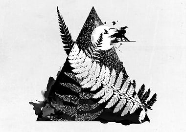 Weed Witch Smoke and Fly