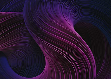 Purple and Blue intertwine